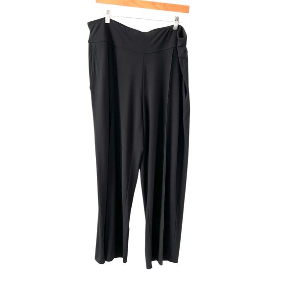 J. Jill Classic Black Wide Leg Trousers - Picture 2 of 9